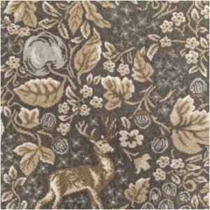 Brintons Purely Natural Flora and Fauna Woodland Stag Graphite - 10/50384
